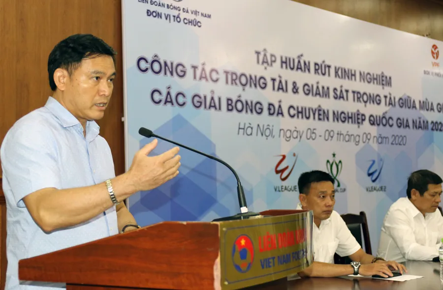 Khai mạc lớp trọng tài giữa mùa bóng 2020 ảnh 2