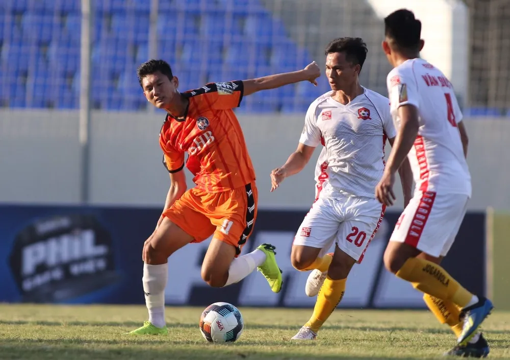 Đà Nẵng và Hải Phòng đang tranh chấp vào tốp 8. Ảnh: VIẾT ĐỊNH 
