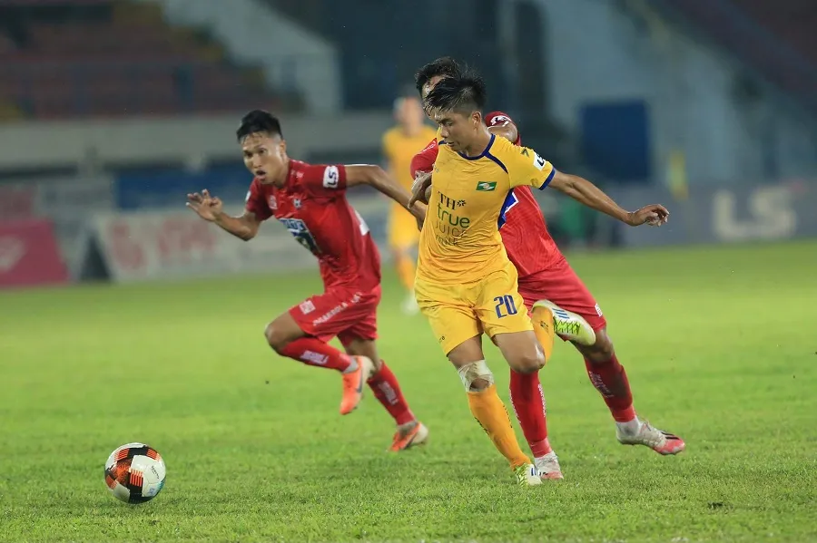 Thất bại 1-3 trước Hải Phòng, SLNA gia nhập nhóm đua trụ hạng ảnh 1