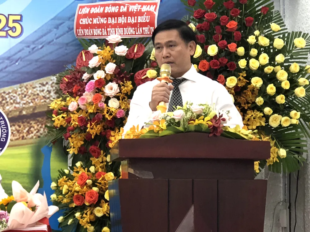 Ông Vũ Đức Thành tái trúng cử Chủ tịch LĐBĐ tỉnh Bình Dương ảnh 1