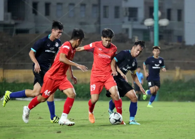 U22 Việt Nam đang có giai đoạn tập luyện 2 tuần tại Hà Nội