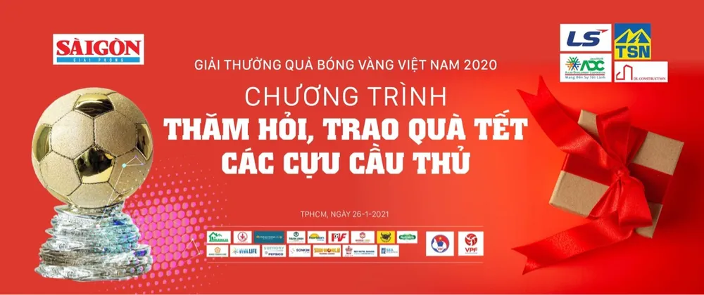 Cùng vui Tết với các cựu cầu thủ gặp hoàn cảnh khó khăn