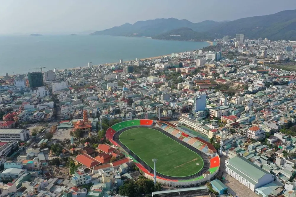 Sân Quy Nhơn sẽ kịp tiến độ nâng cấp để tổ chức trận Bình Định - Đà Nẵng ở vòng 4