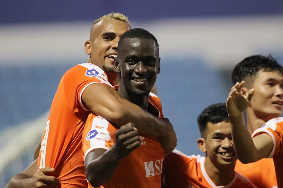 Tân binh Kebe lập đại công cho Đà Nẵng. Ảnh: TỊNH ĐẾ