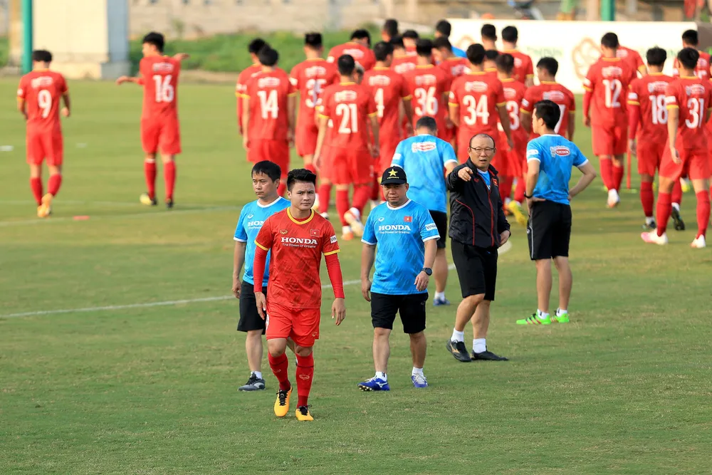 Ông Park đã có được 29 cái tên ở danh sách sơ bộ. Ảnh: MINH HOÀNG