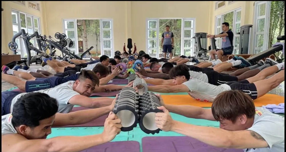 HAGL đang tập luyện khép kín tại Hàm Rồng 