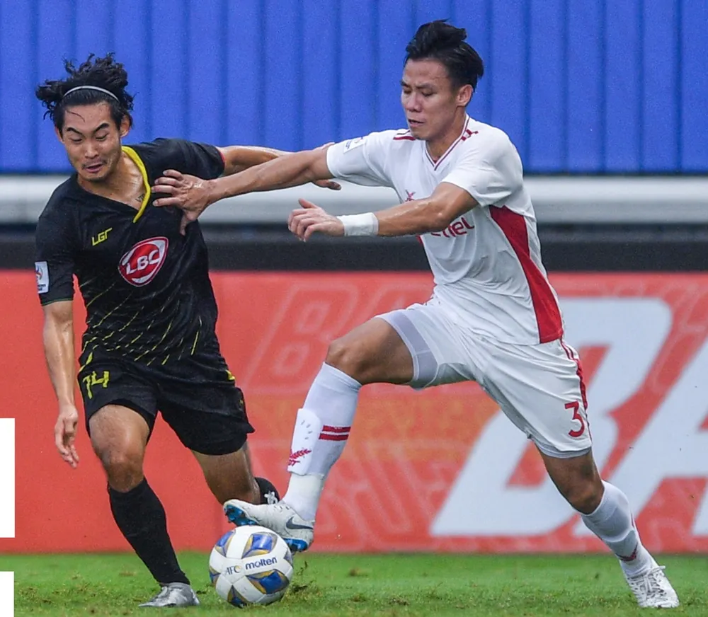 Quế Ngọc Hải cùng các đồng đội đã không thể tạo bất ngờ. Ảnh: VTFC