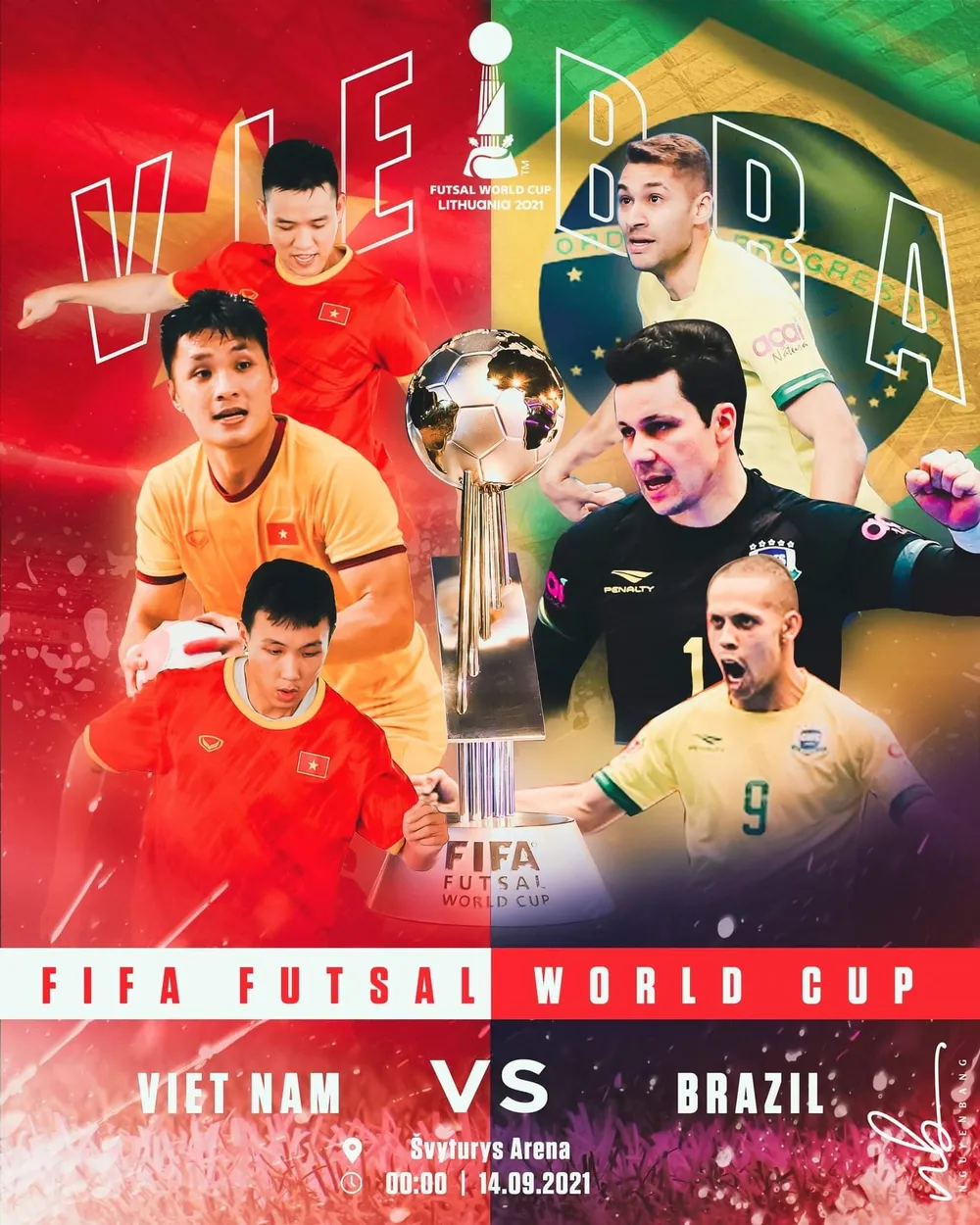 Việt Nam – Brazil: Ra ngõ gặp ứng viên vô địch (VTV5, VTV6 trực tiếp 0g ngày 14-9) ảnh 1