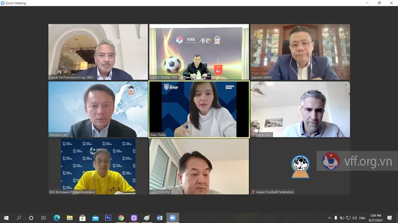 Buổi họp trực tuyến của Ban thi đấu AFF
