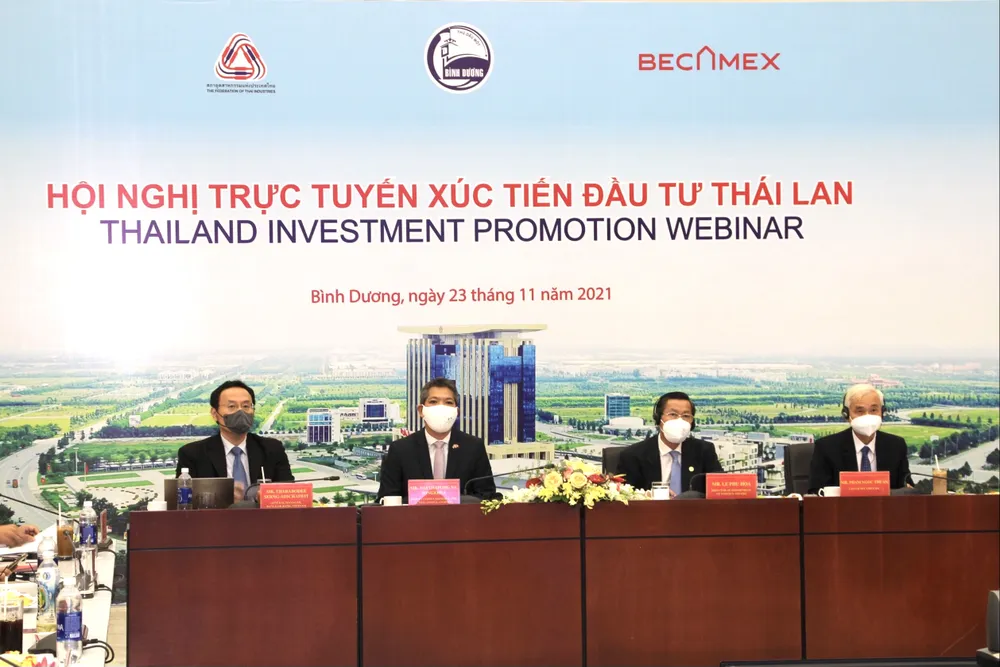 Hội nghị trực tuyến xúc tiến đầu tư Thái Lan tại điểm cầu tỉnh Bình Dương