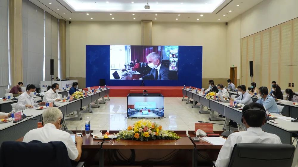 Toàn cảnh Hội nghị ở điểm cầu Bình Dương