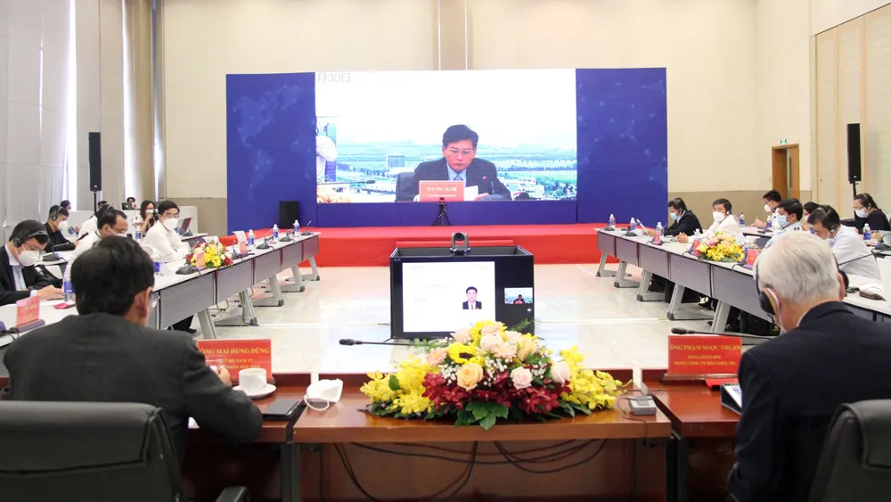 Toàn cảnh Hội nghị ở điểm cầu Bình Dương