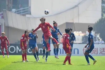 Việt Nam đến gần với World Cup sau chiến thắng trước Thái Lan. Ảnh: AFC