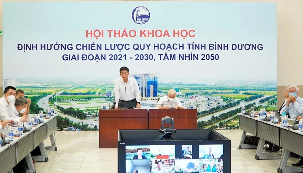 Hội thảo Khoa học định hướng chiến lược quy hoạch tỉnh Bình Dương giai đoạn 2021-2030 ảnh 3