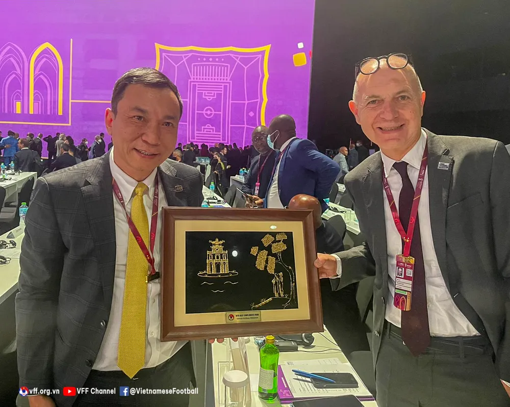Nhiều hoạt động của lãnh đạo VFF tại Đại hội FIFA lần thứ 72 ảnh 2