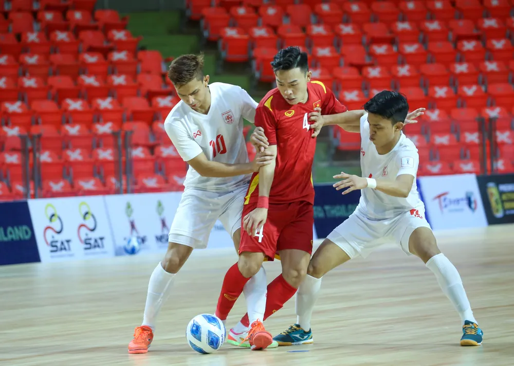 Trận đấu ở vòng bảng giữa hai đội đã bất phân thắng bại