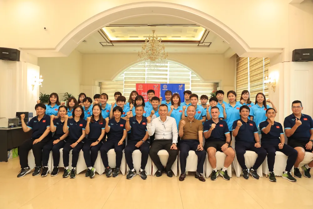 Toàn đội hạ quyết tâm bảo vệ HCV SEA Games 