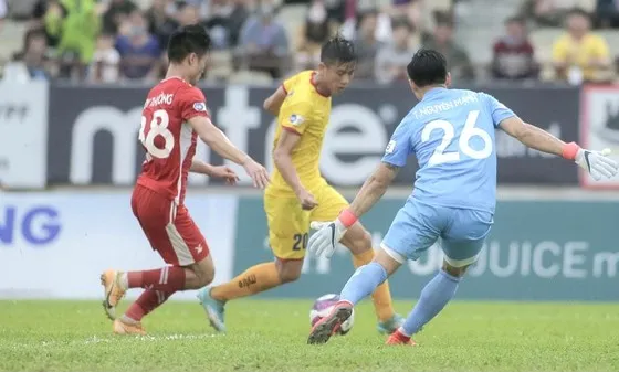 Văn Đức đang là chân sút số 1 của đội bóng xứ Nghệ