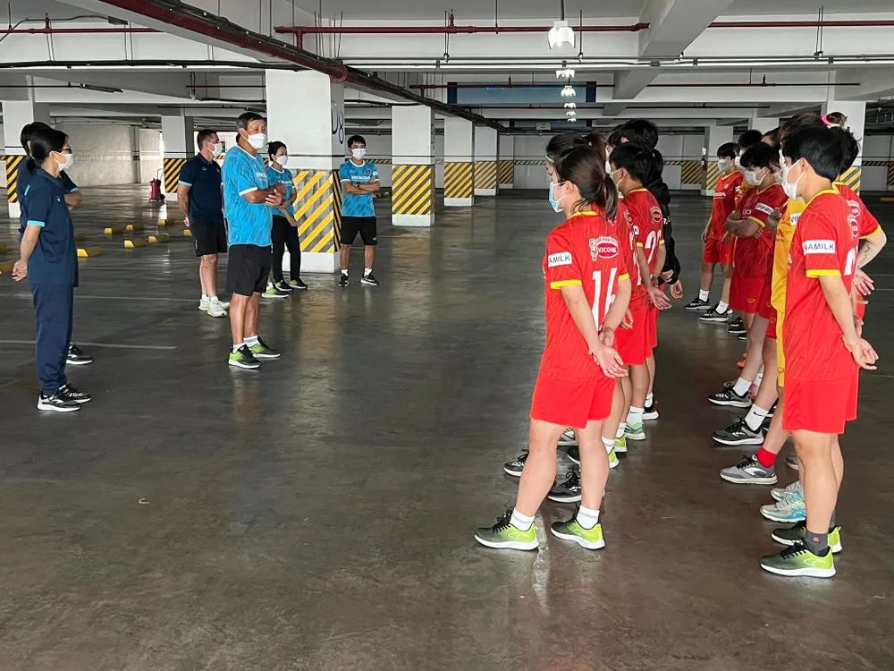 Đội nữ Việt Nam hướng đến mục tiêu giành HCĐ tại AFF Cup 2022 ảnh 1