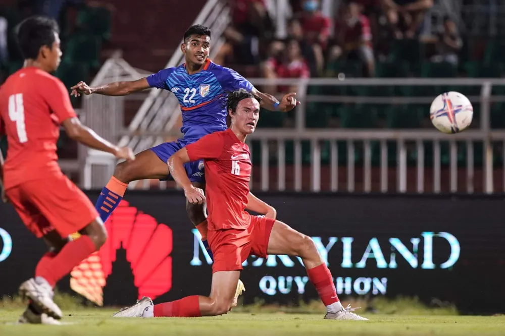 Ấn Độ bất ngờ bị Singapore chia điểm ảnh 1