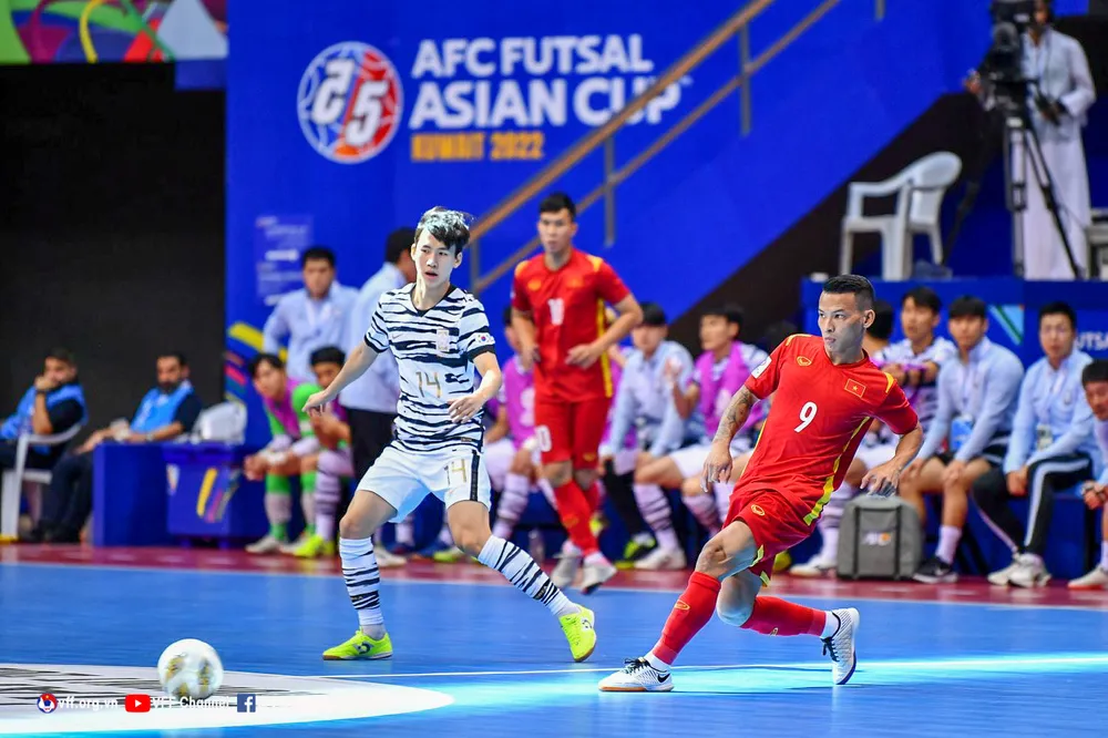 Đội tuyển futsal Việt Nam thắng lớn ở trận ra quân ảnh 2