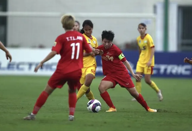 Nữ Thái Nguyên lùi xa tốp tranh huy chương ảnh 1