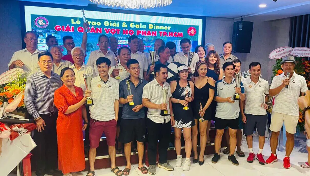 Giải Tennis Hội đồng họ Phan tại TPHCM ảnh 1