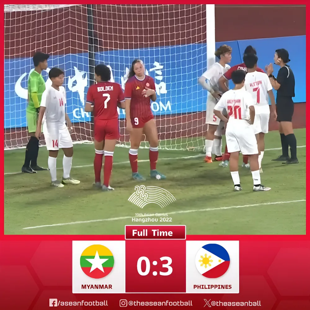 Philippines giành vé cuối cùng vài Tứ kết môn bóng đá nữ