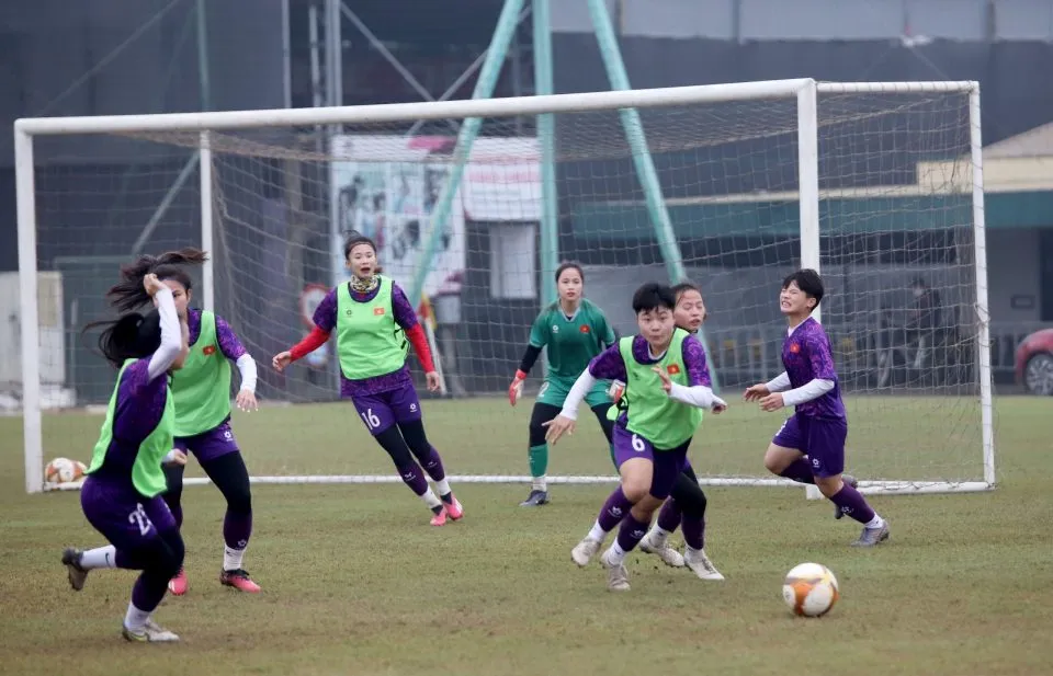 Đội tuyển U20 nữ Việt Nam tích cực chuẩn bị cho VCK U20 nữ châu Á 2024