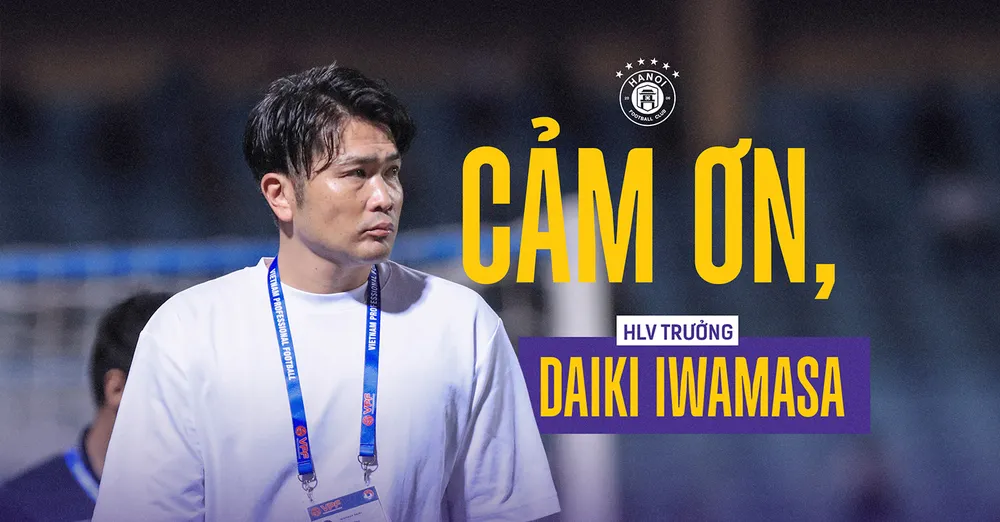 Ông Daiki Iwamasa chính thức trở thành cựu HLV Hà Nội FC