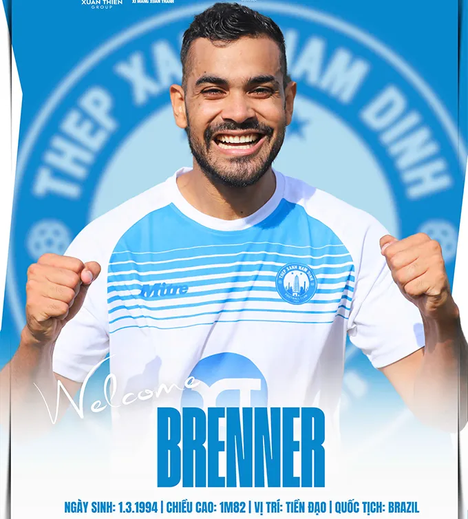 Tiền đạo Brenner Marlos Varanda de Oliveira