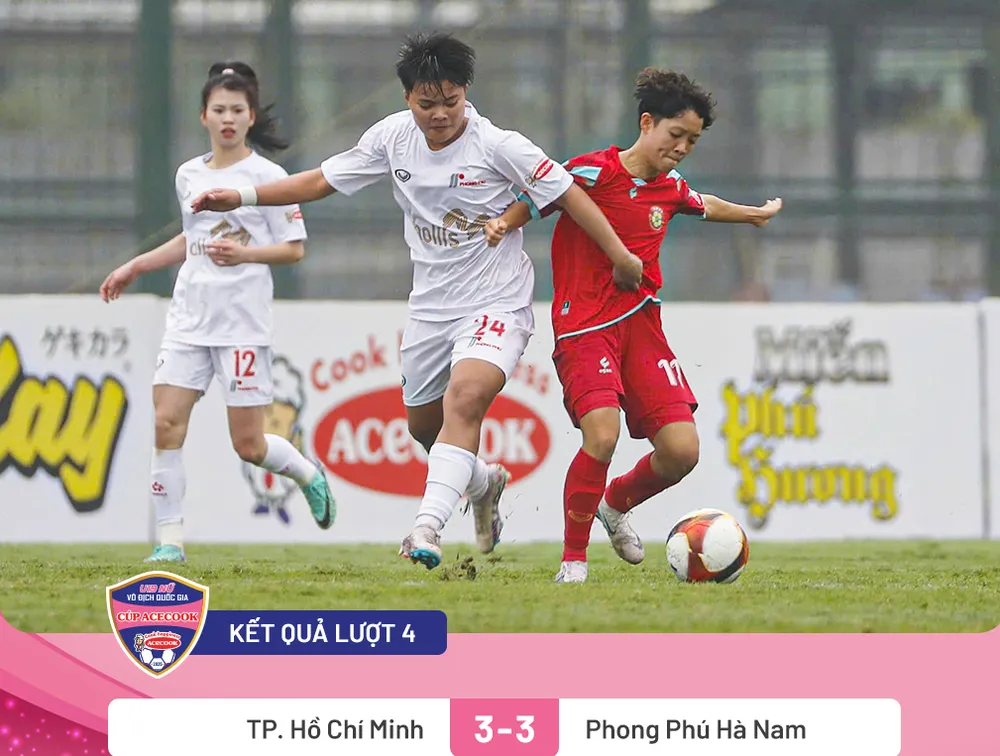 Cuộc so tài bất phân thắng bại giữa TPHCM và PP Hà Nam ở lượt 4