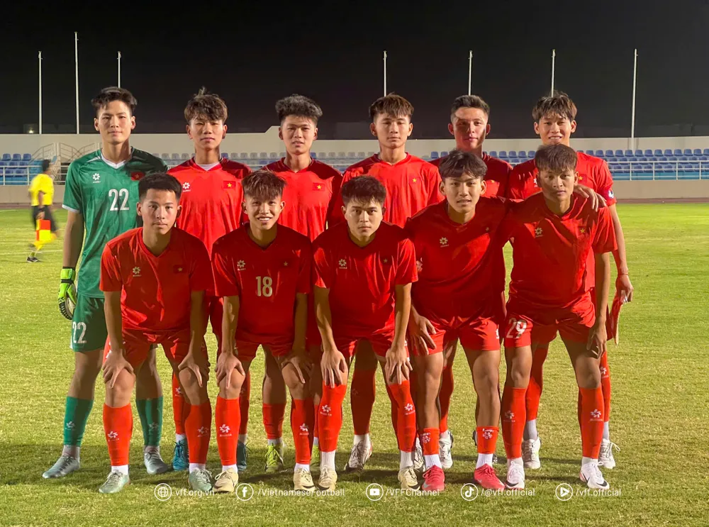 Đội hình xuất phát của U17 Việt Nam