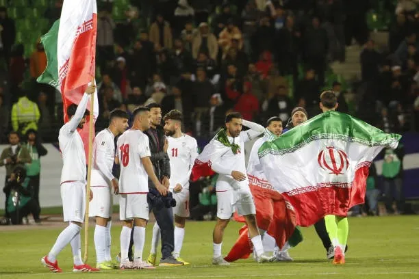 Niềm vui của đội Iran sau khi giành vé trực tiếp đến World Cup 2026. Ảnh: Getty