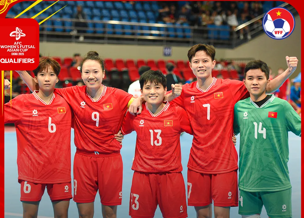 Đội tuyển futsal nữ Việt Nam đứng hạng 11 thế giới, hạng 4 châu Á.