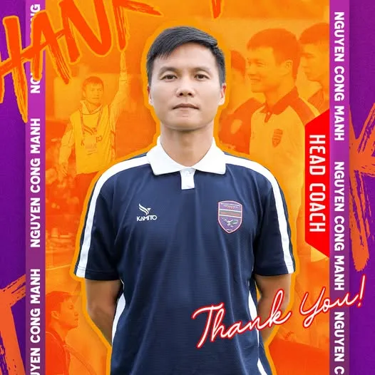 B.Bình Dương chính thức chia tay HLV Nguyễn Công Mạnh.