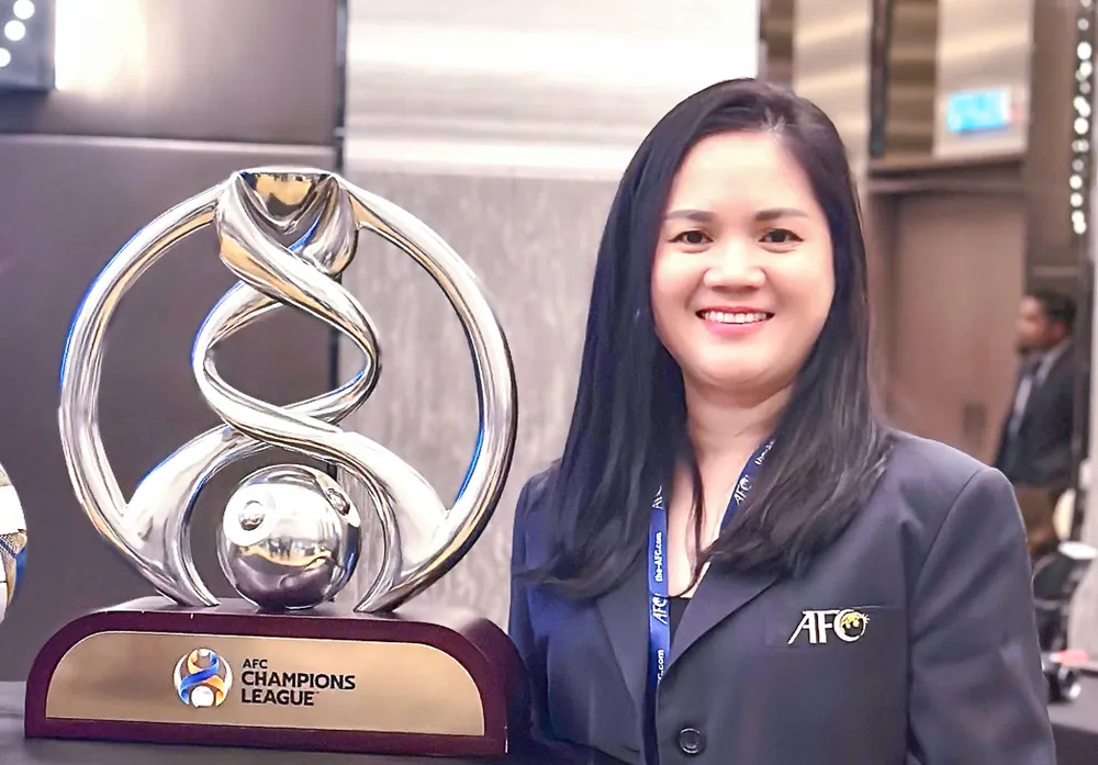 Bà Nguyễn Thanh Hà, Phó Tổng thư ký LĐBĐ Việt Nam