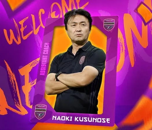 Trợ lý Naoki Kusunose sẽ đồng hành cùng HLV Anh Đức từ vòng 24.