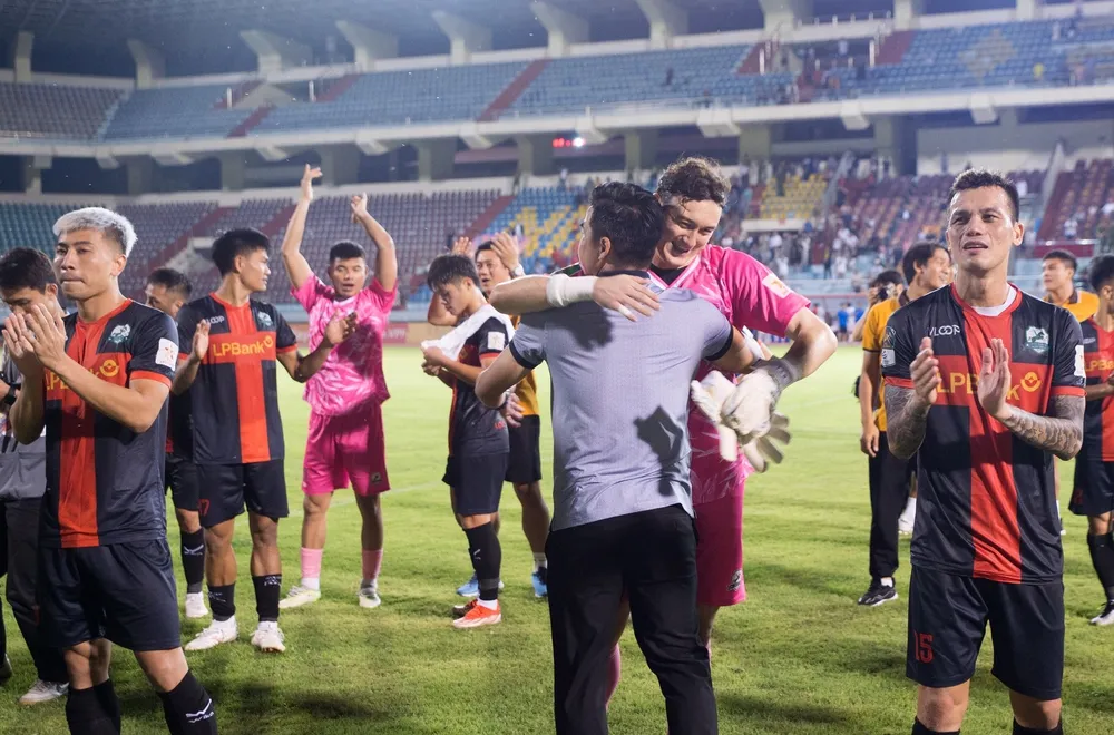 Ninh Bình đã sớm đăng quang ở giải hạng Nhất 2024-2025.