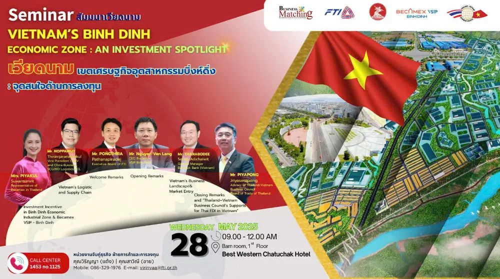 Hội thảo Xúc tiến đầu tư các doanh nghiệp Thái Lan diễn ra vào ngày 28-5 vừa qua.