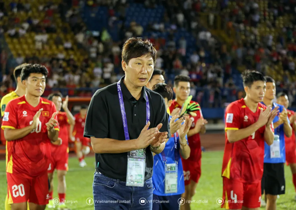 Thầy trò HLV Kim Sang-sik sẵn sàng cho chuyến làm khách tại Malaysia vào ngày 10-6 tới đây.