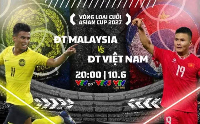 VTV đã có bản quyền phát sóng trận đấu giữa Malaysia và Việt Nam vào giờ chót.