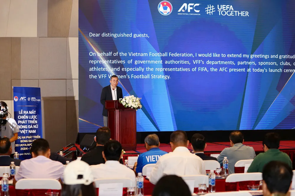 Ông Trần Quốc Tuấn phát biểu tại Hội thảo