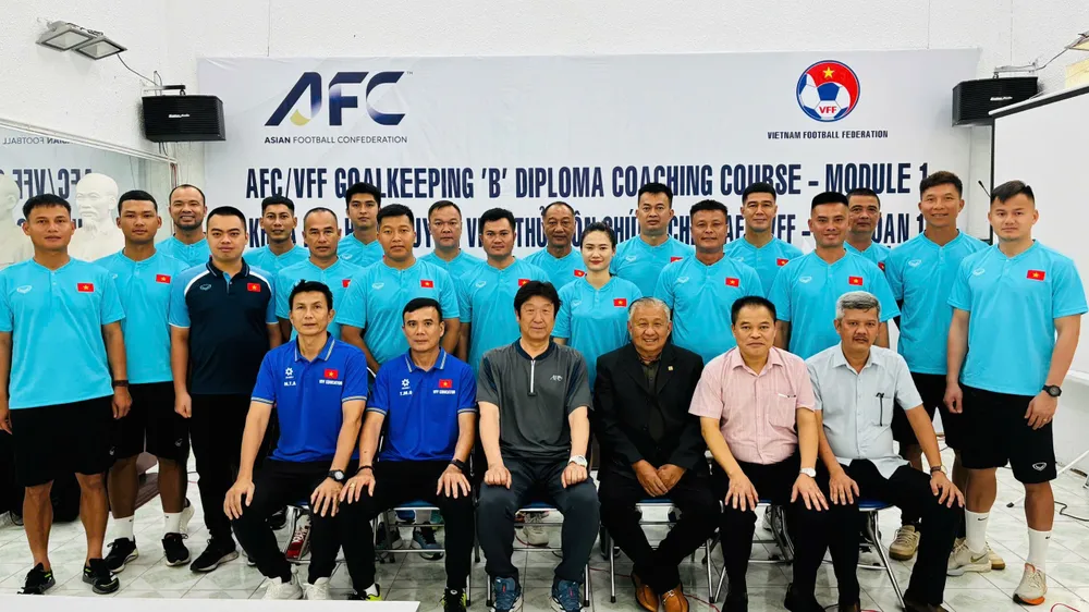 Khóa học diễn ra từ ngày 10 đến 13-6-2025 tại sân Bình Dương.