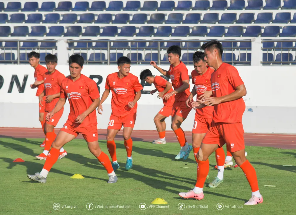 U22 Việt Nam chưa đủ quân số sau 4 buổi tập.