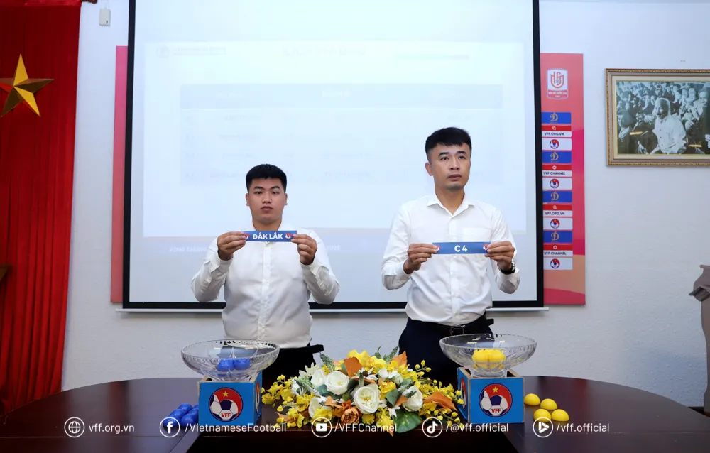 Buổi bốc thăm diễn ra vào sáng 16-7 với hình thức trực tuyến.