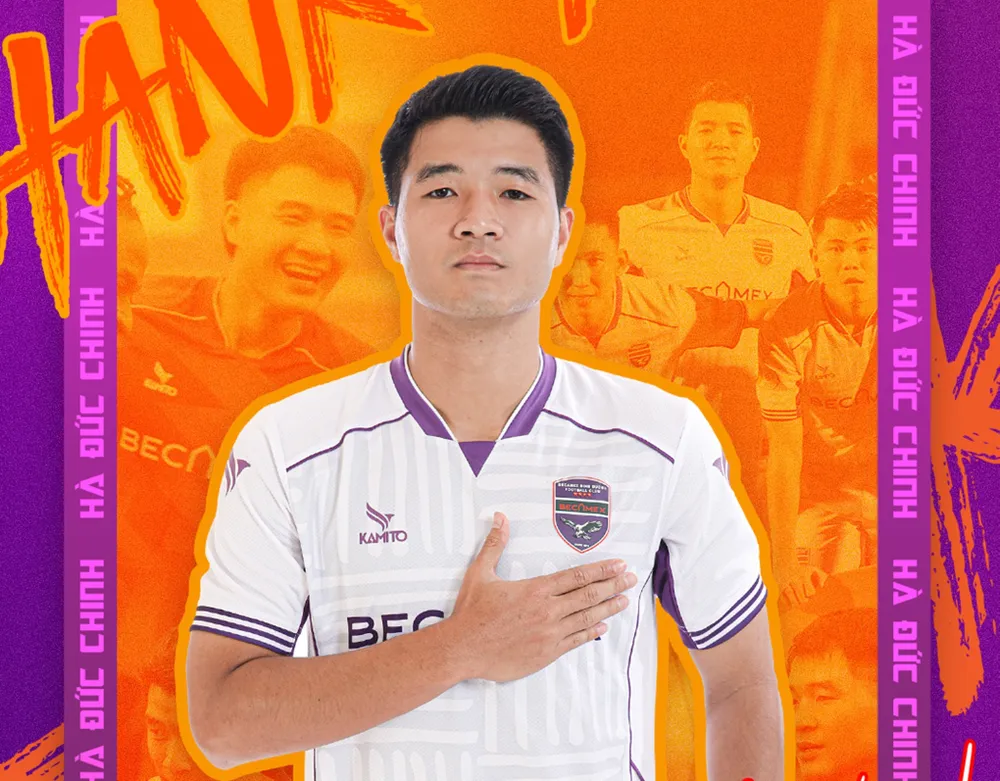 Hà Đức Chinh chia tay Becamex TPHCM trước thềm mùa bóng mới.