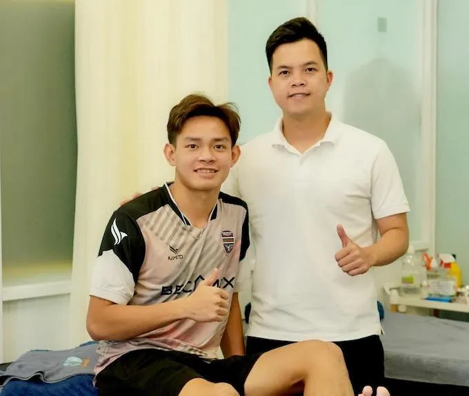 Bùi Vĩ Hào đang có quá trình phục hồi chấn thương rất tốt.