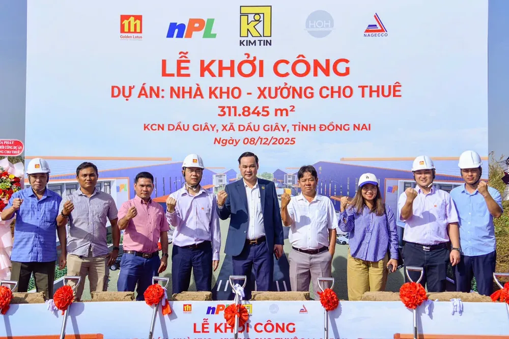 Lễ khởi công diễn ra long trọng vào sáng 8-12.