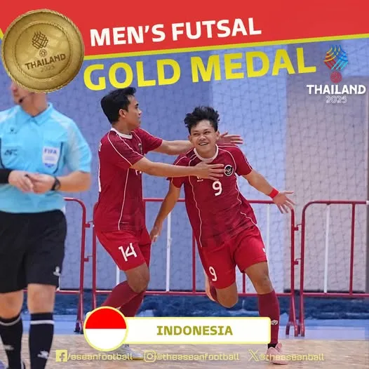Indonesia giành HCV futsal nam sau chiến thắng 6-1 trước Thái Lan.